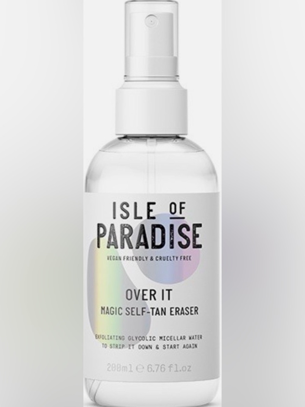 Isle of Paradise Over It Magic Self Tan Eraser